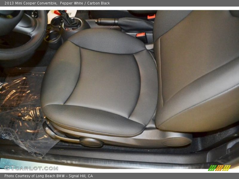 Pepper White / Carbon Black 2013 Mini Cooper Convertible