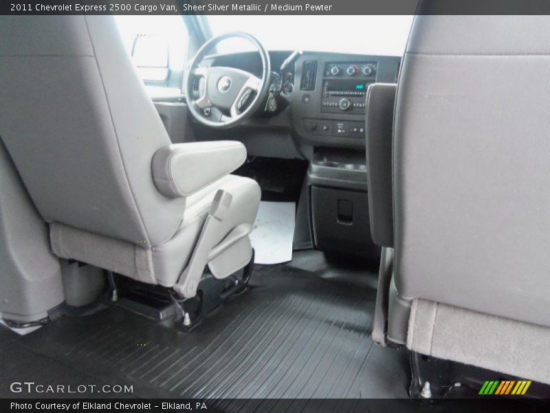 Sheer Silver Metallic / Medium Pewter 2011 Chevrolet Express 2500 Cargo Van