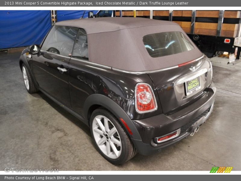 Iced Chocolate Metallic / Dark Truffle Lounge Leather 2013 Mini Cooper S Convertible Highgate Package