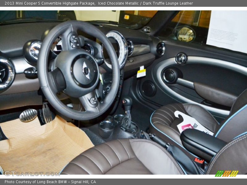 Iced Chocolate Metallic / Dark Truffle Lounge Leather 2013 Mini Cooper S Convertible Highgate Package