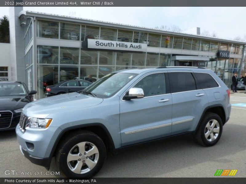 Winter Chill / Black 2012 Jeep Grand Cherokee Limited 4x4