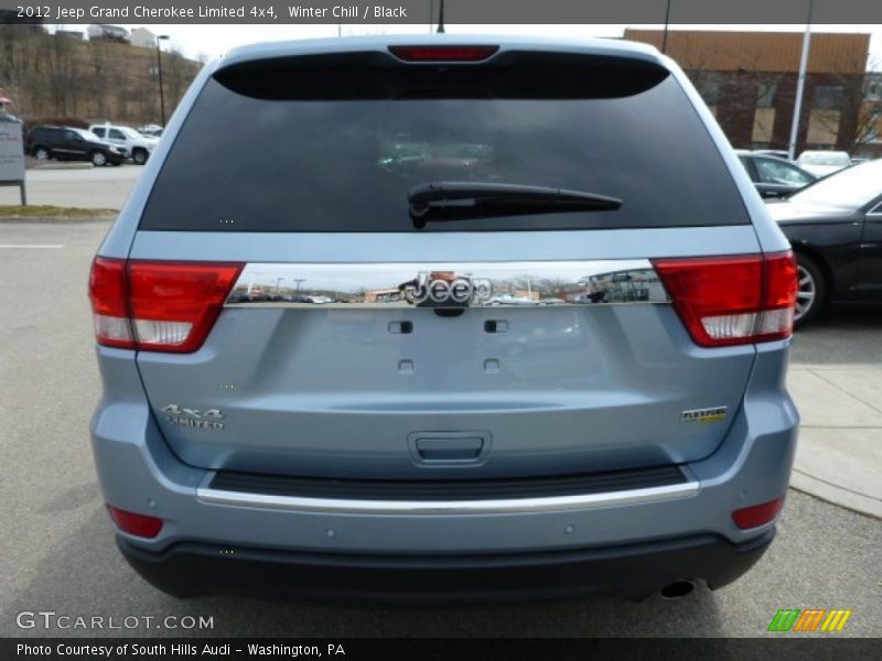 Winter Chill / Black 2012 Jeep Grand Cherokee Limited 4x4