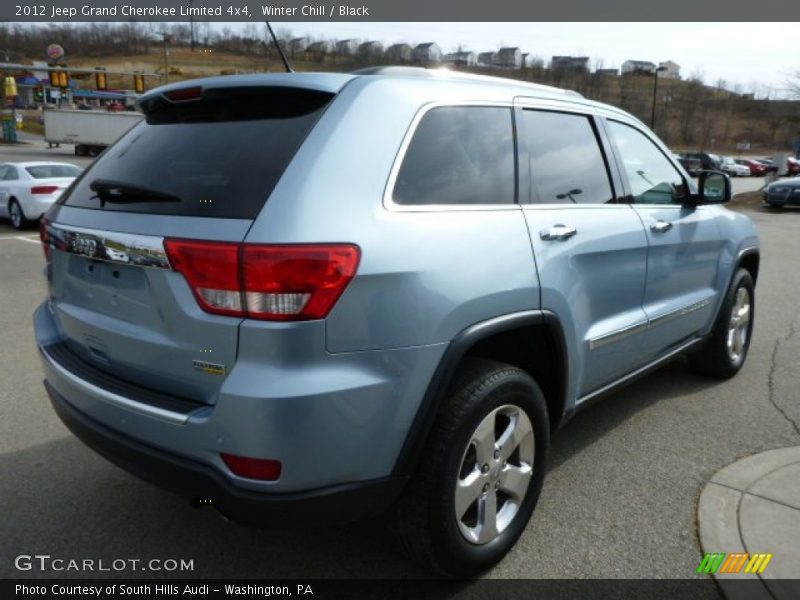 Winter Chill / Black 2012 Jeep Grand Cherokee Limited 4x4