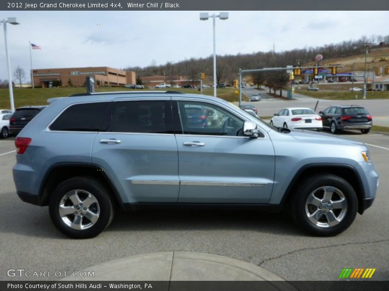 Winter Chill / Black 2012 Jeep Grand Cherokee Limited 4x4