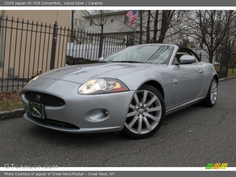 Front 3/4 View of 2009 XK XK8 Convertible