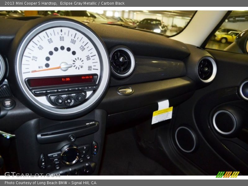 Eclipse Gray Metallic / Carbon Black 2013 Mini Cooper S Hardtop