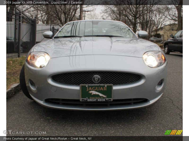 Liquid Silver / Caramel 2009 Jaguar XK XK8 Convertible