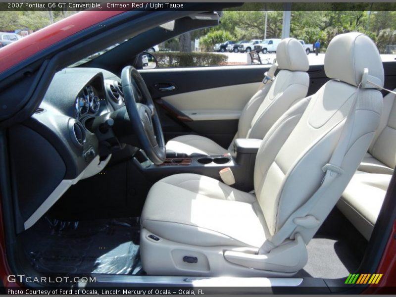  2007 G6 GT Convertible Light Taupe Interior