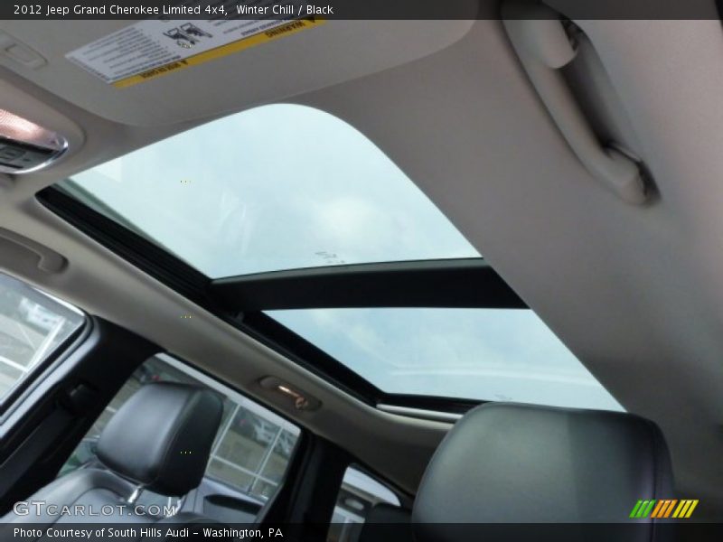 Winter Chill / Black 2012 Jeep Grand Cherokee Limited 4x4