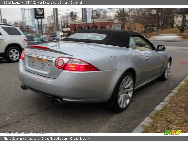 Liquid Silver / Caramel 2009 Jaguar XK XK8 Convertible