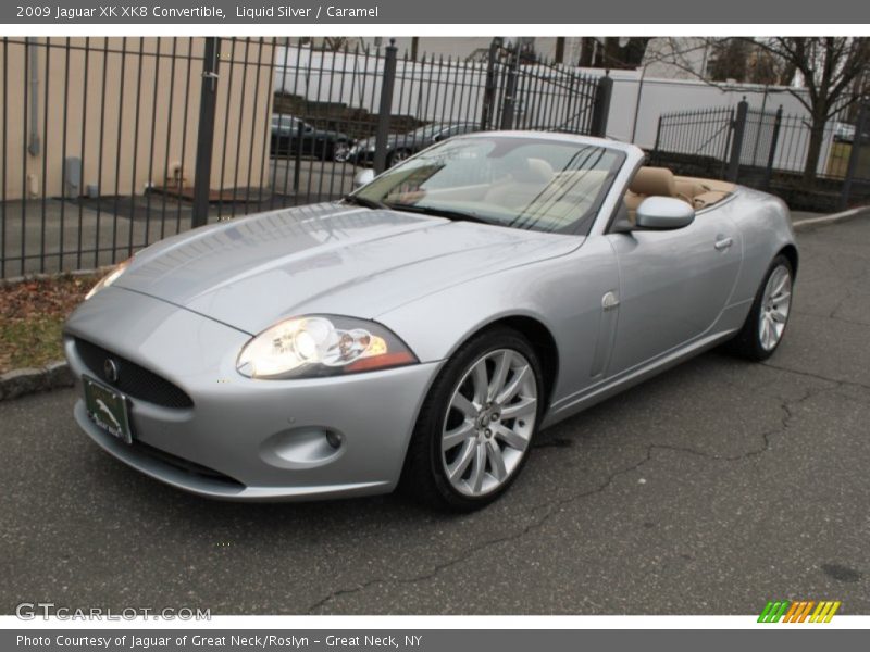 Liquid Silver / Caramel 2009 Jaguar XK XK8 Convertible