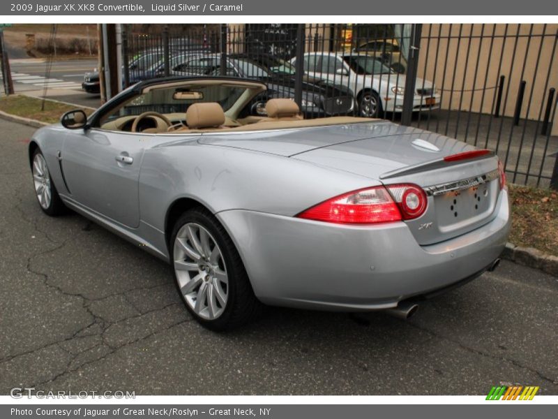 Liquid Silver / Caramel 2009 Jaguar XK XK8 Convertible