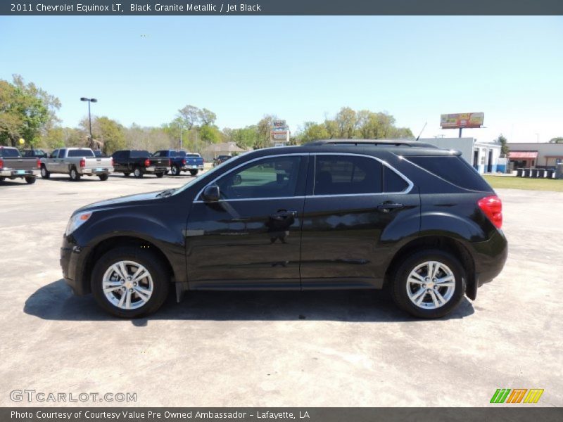 Black Granite Metallic / Jet Black 2011 Chevrolet Equinox LT