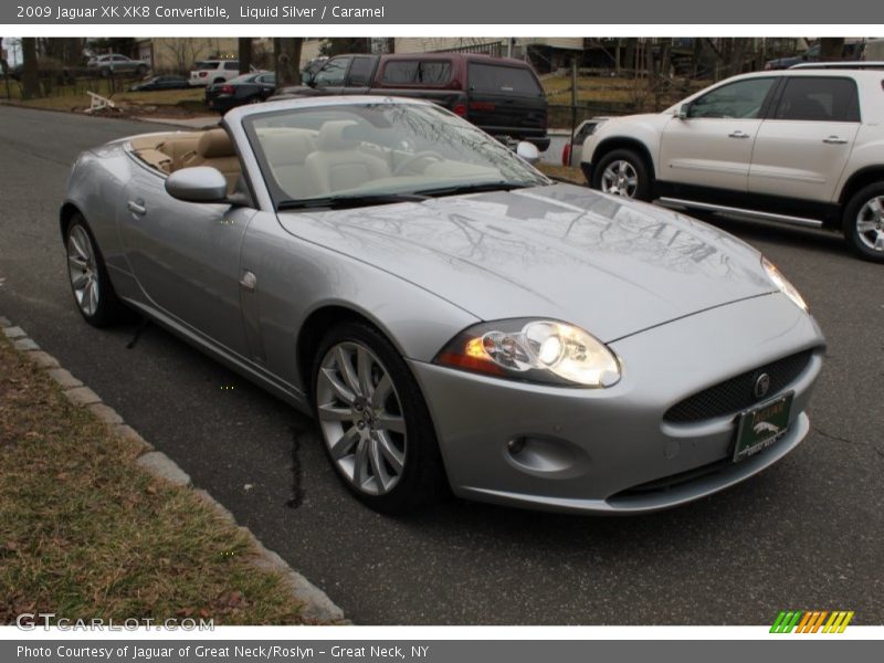Front 3/4 View of 2009 XK XK8 Convertible