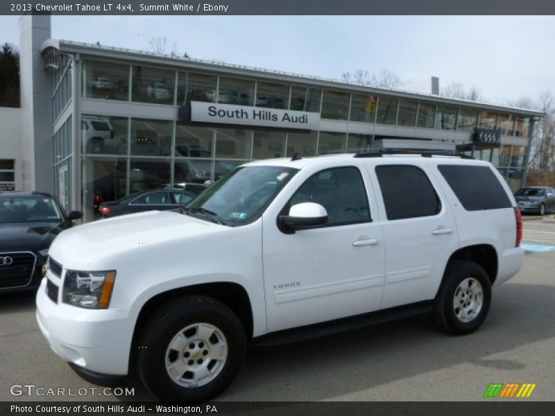 Summit White / Ebony 2013 Chevrolet Tahoe LT 4x4