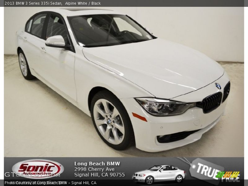 Alpine White / Black 2013 BMW 3 Series 335i Sedan