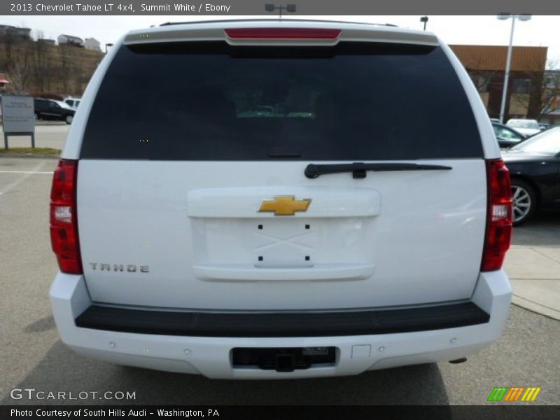Summit White / Ebony 2013 Chevrolet Tahoe LT 4x4