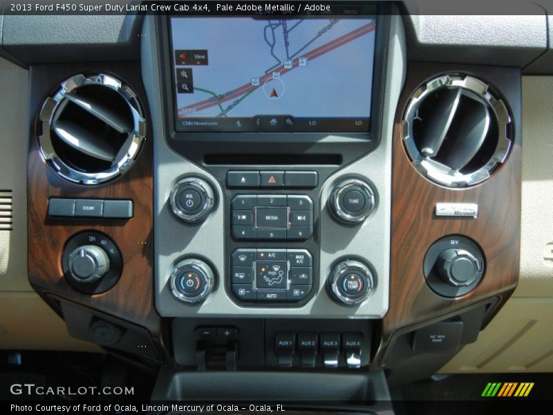 Controls of 2013 F450 Super Duty Lariat Crew Cab 4x4