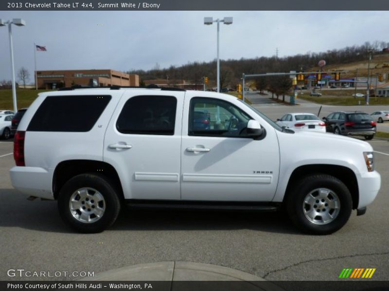 Summit White / Ebony 2013 Chevrolet Tahoe LT 4x4
