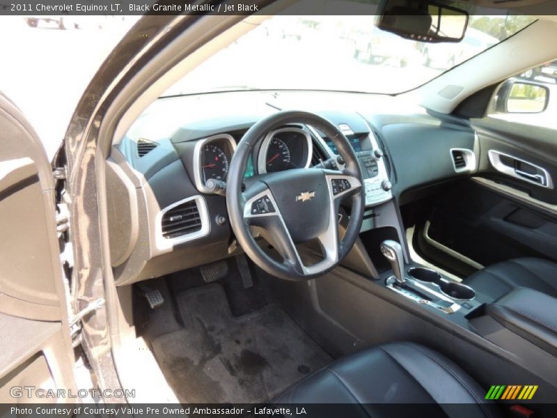 Black Granite Metallic / Jet Black 2011 Chevrolet Equinox LT