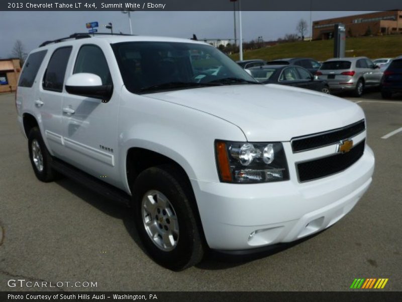 Summit White / Ebony 2013 Chevrolet Tahoe LT 4x4