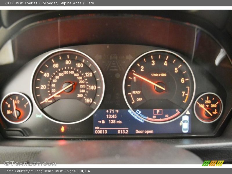 Alpine White / Black 2013 BMW 3 Series 335i Sedan