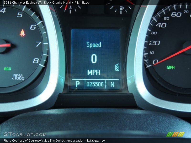 Black Granite Metallic / Jet Black 2011 Chevrolet Equinox LT