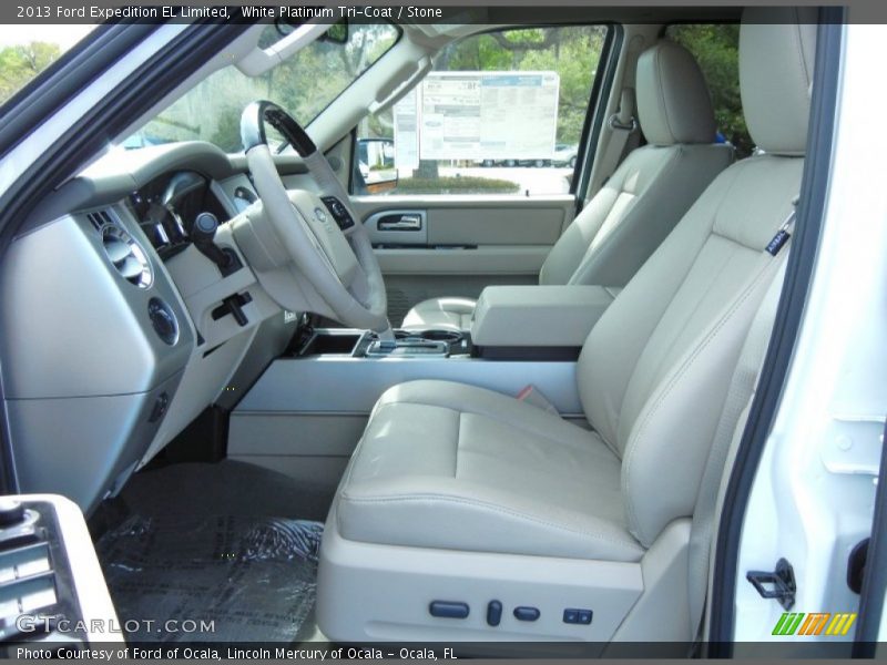 Front Seat of 2013 Expedition EL Limited