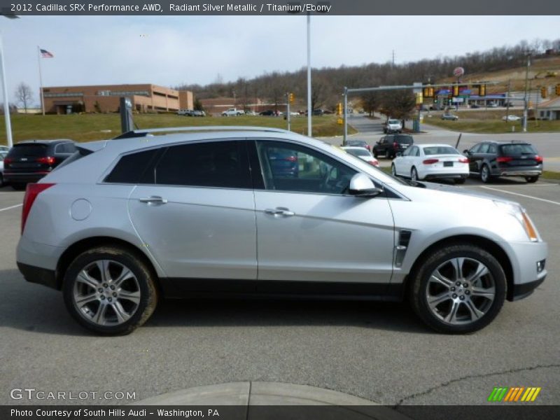 Radiant Silver Metallic / Titanium/Ebony 2012 Cadillac SRX Performance AWD