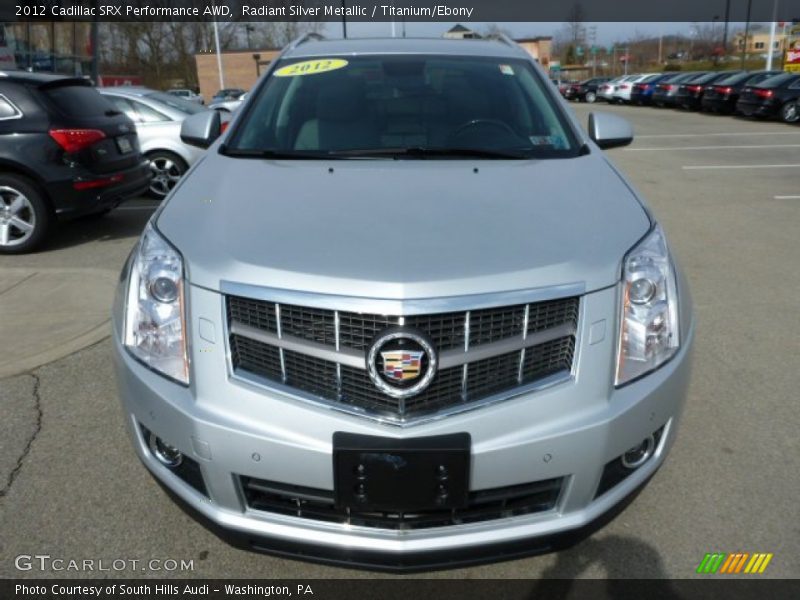 Radiant Silver Metallic / Titanium/Ebony 2012 Cadillac SRX Performance AWD