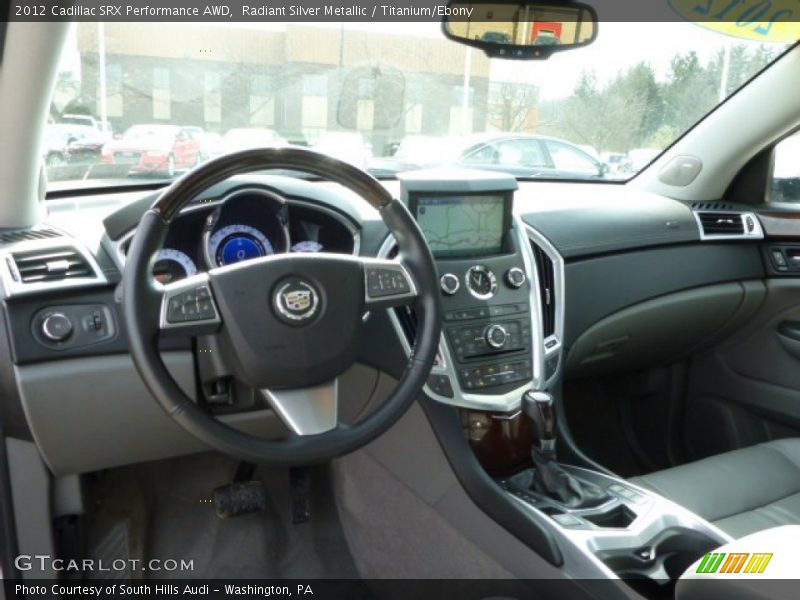 Radiant Silver Metallic / Titanium/Ebony 2012 Cadillac SRX Performance AWD
