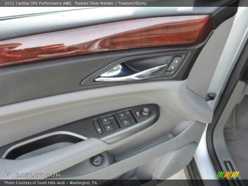 Radiant Silver Metallic / Titanium/Ebony 2012 Cadillac SRX Performance AWD