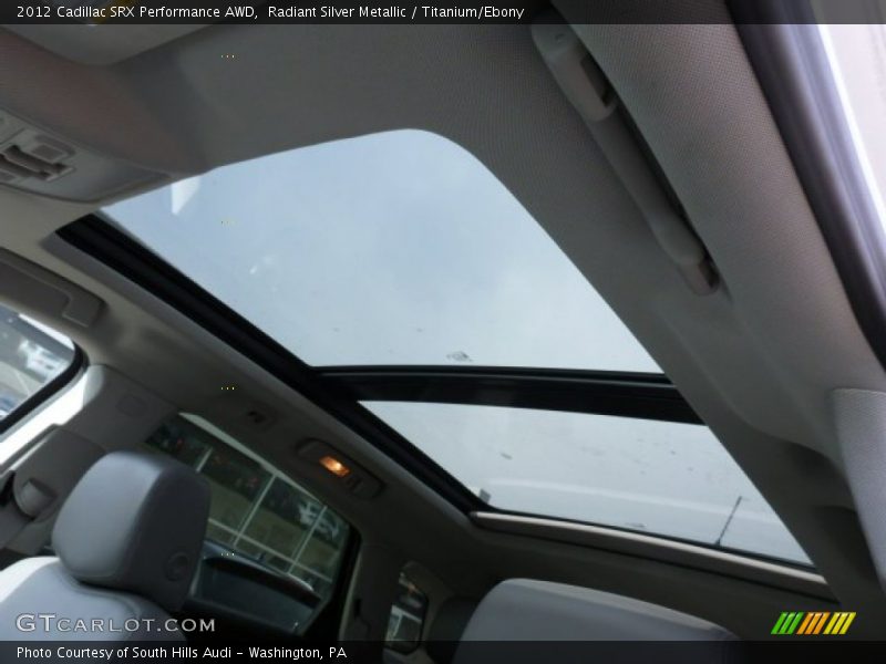Radiant Silver Metallic / Titanium/Ebony 2012 Cadillac SRX Performance AWD