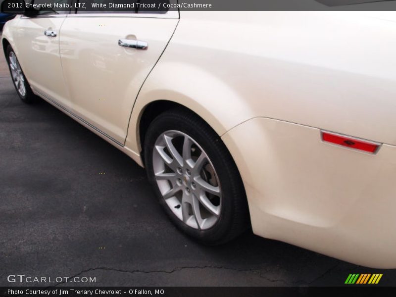 White Diamond Tricoat / Cocoa/Cashmere 2012 Chevrolet Malibu LTZ