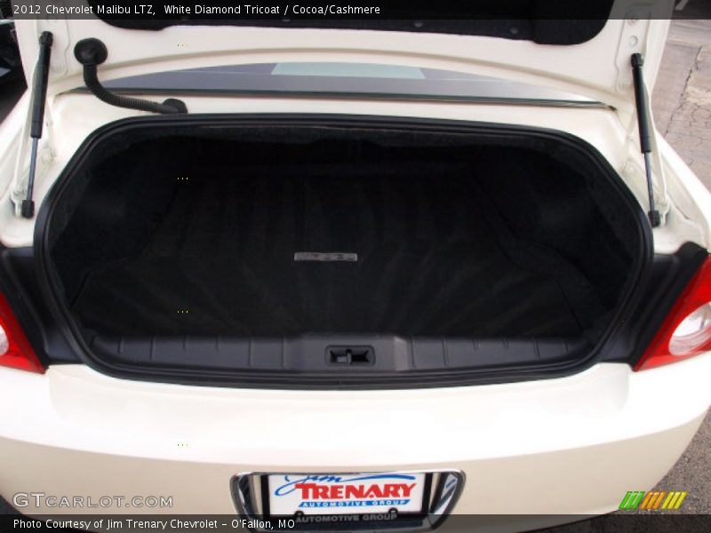 White Diamond Tricoat / Cocoa/Cashmere 2012 Chevrolet Malibu LTZ