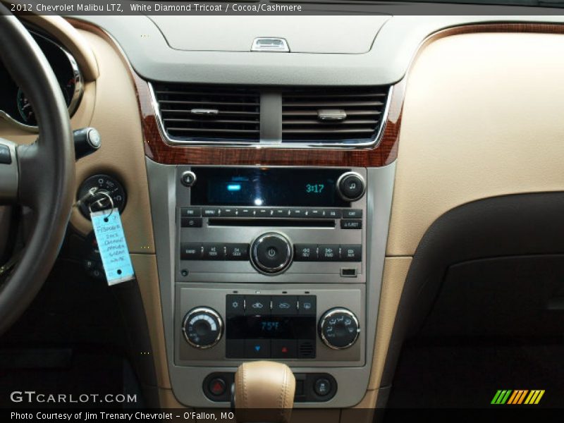 White Diamond Tricoat / Cocoa/Cashmere 2012 Chevrolet Malibu LTZ