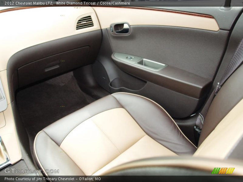 White Diamond Tricoat / Cocoa/Cashmere 2012 Chevrolet Malibu LTZ