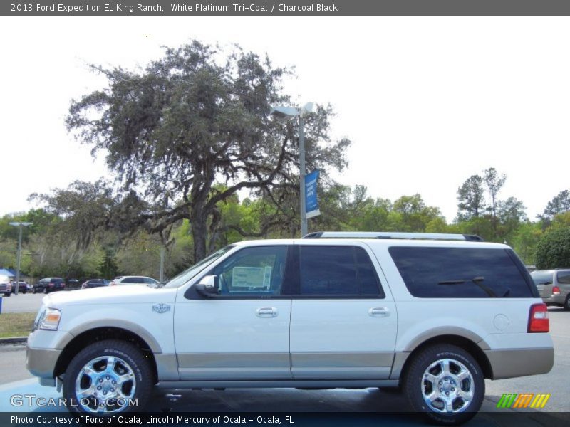  2013 Expedition EL King Ranch White Platinum Tri-Coat