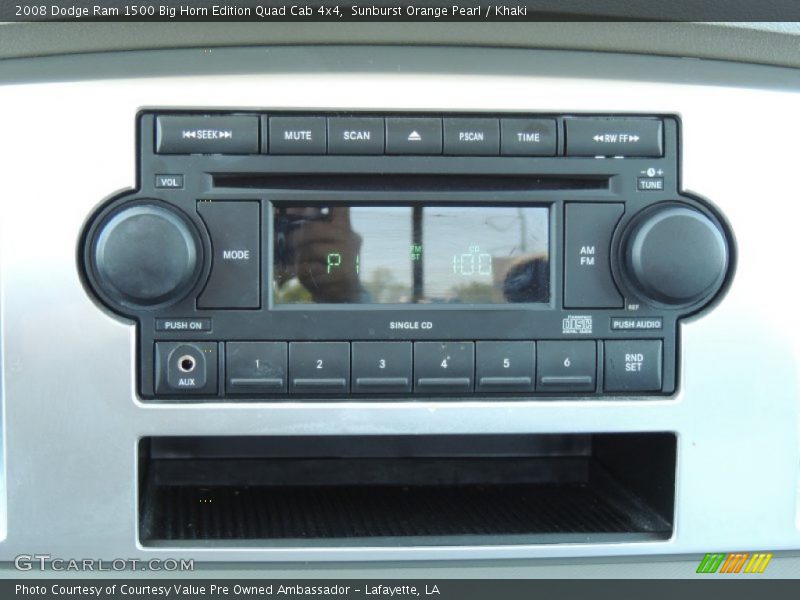 Audio System of 2008 Ram 1500 Big Horn Edition Quad Cab 4x4