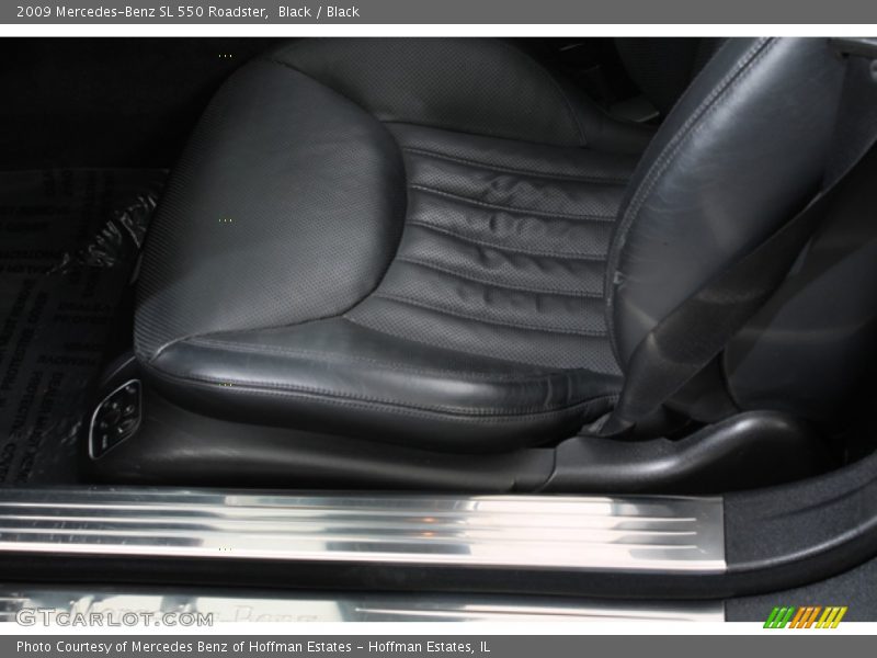 Black / Black 2009 Mercedes-Benz SL 550 Roadster