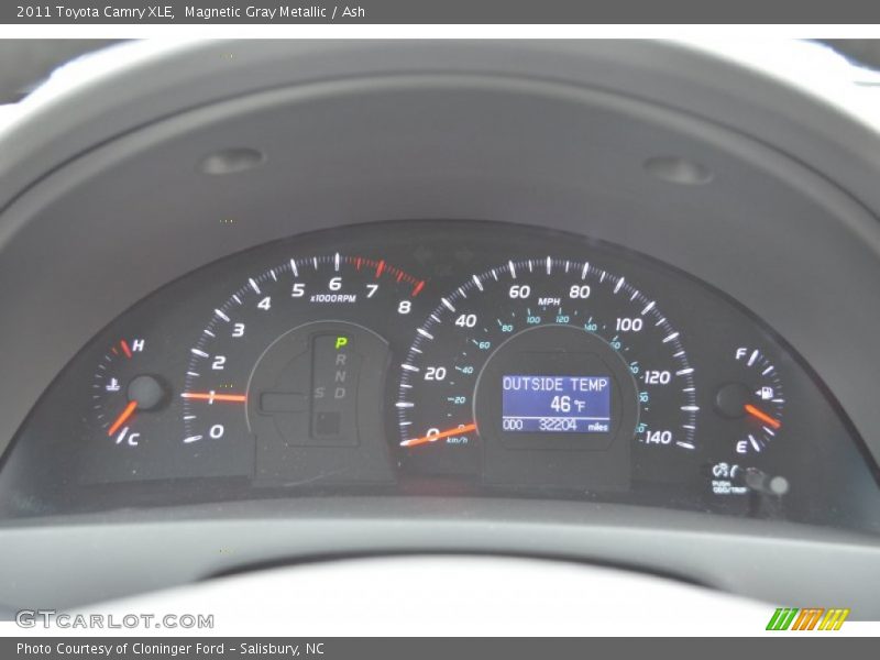 Magnetic Gray Metallic / Ash 2011 Toyota Camry XLE