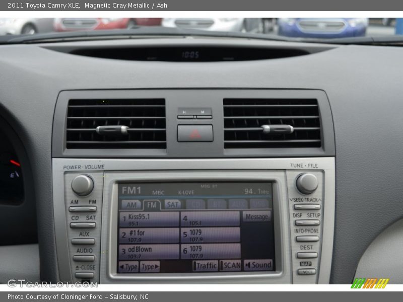 Magnetic Gray Metallic / Ash 2011 Toyota Camry XLE