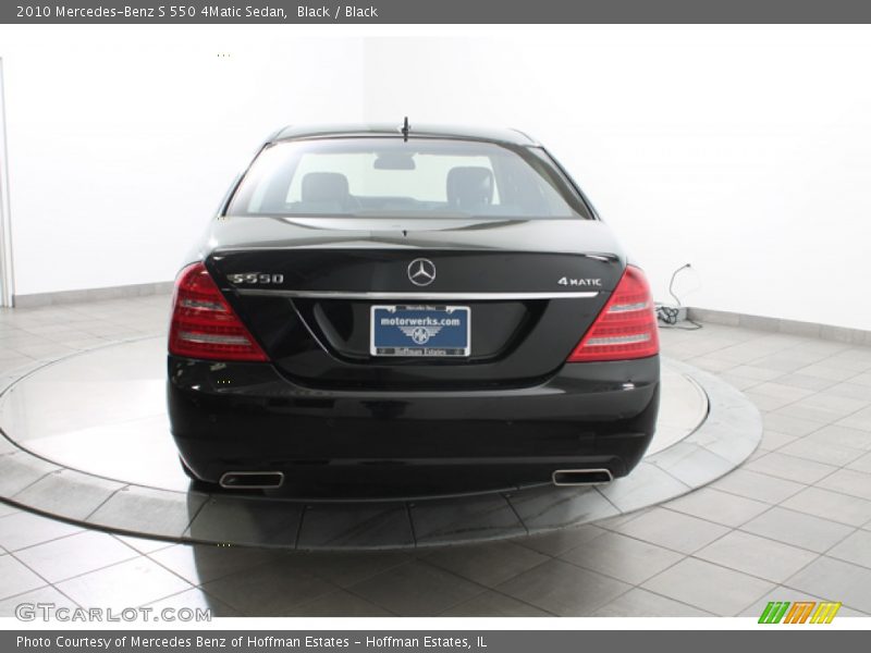 Black / Black 2010 Mercedes-Benz S 550 4Matic Sedan
