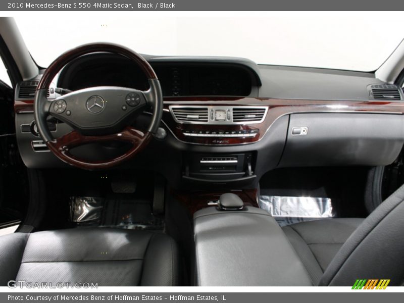 Black / Black 2010 Mercedes-Benz S 550 4Matic Sedan