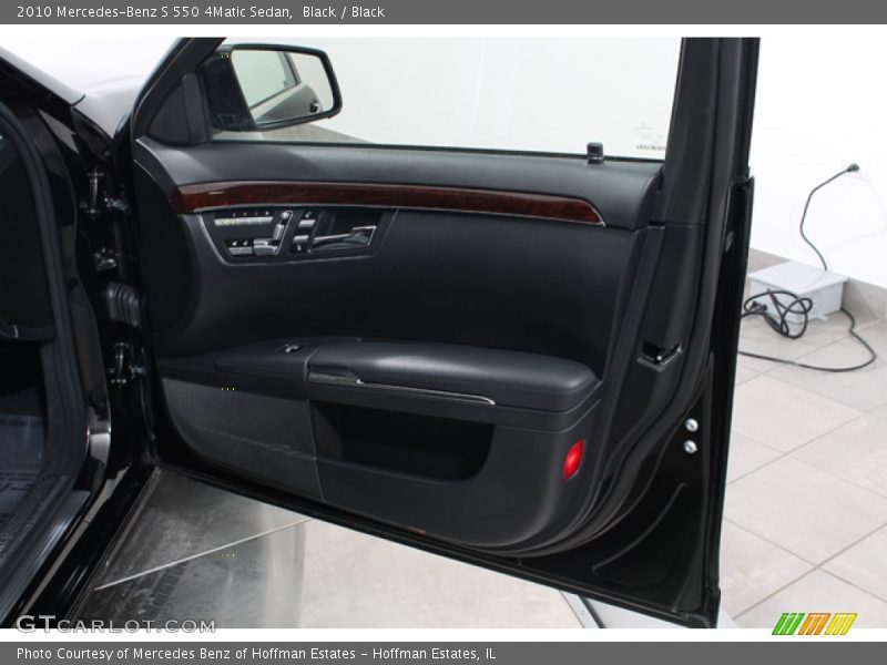 Black / Black 2010 Mercedes-Benz S 550 4Matic Sedan