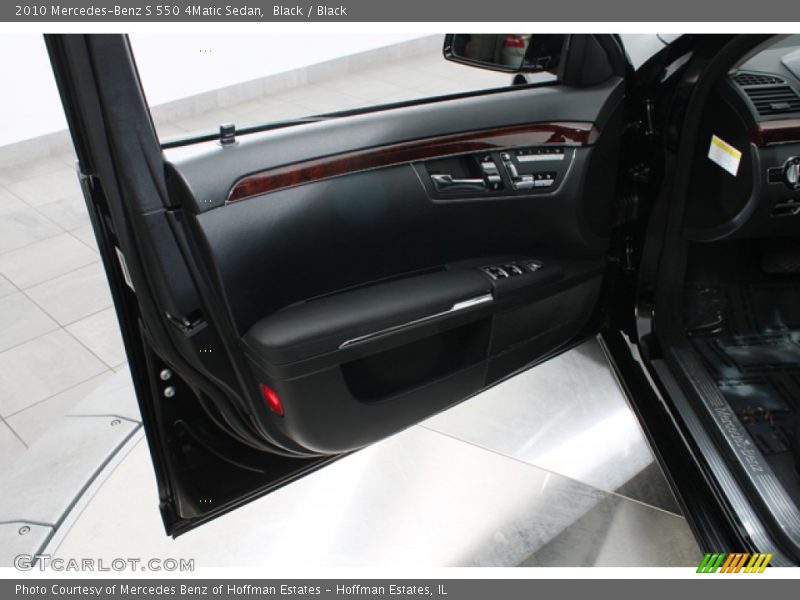 Black / Black 2010 Mercedes-Benz S 550 4Matic Sedan