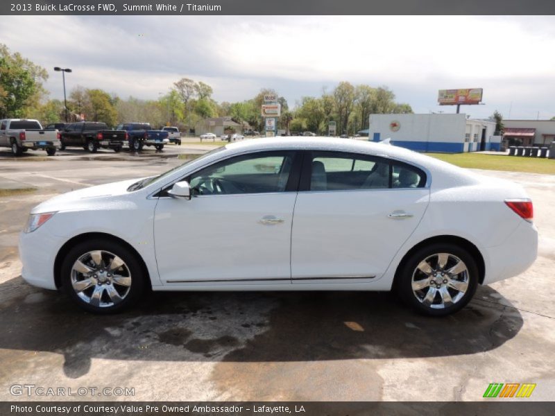 Summit White / Titanium 2013 Buick LaCrosse FWD