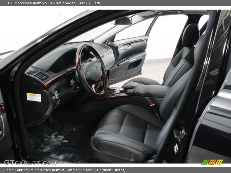 Black / Black 2010 Mercedes-Benz S 550 4Matic Sedan