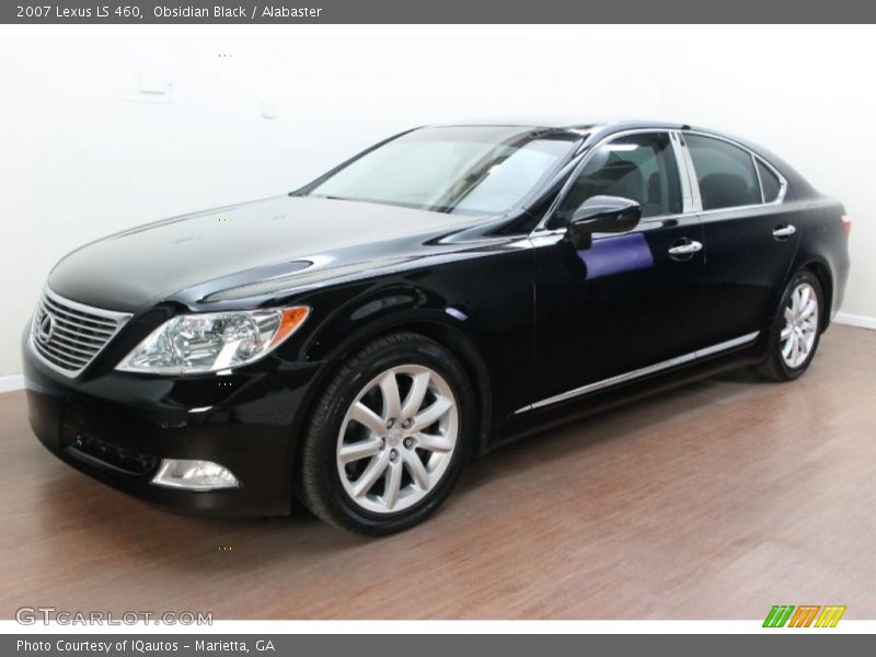 Obsidian Black / Alabaster 2007 Lexus LS 460
