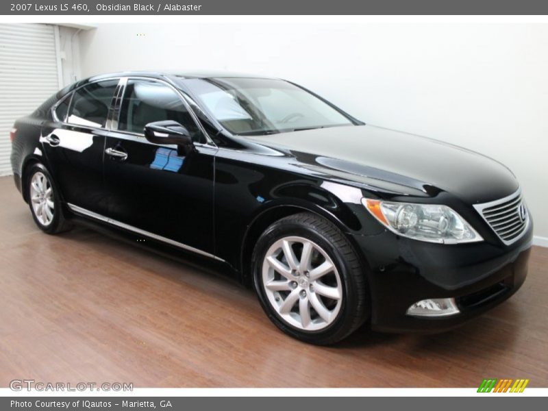 Obsidian Black / Alabaster 2007 Lexus LS 460
